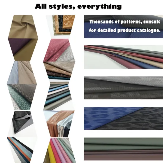 Artificial Leather Outdoor Sports Clothing, Workwear Fabric, Chunya Spinning Bottom Fabric Artificial Leather