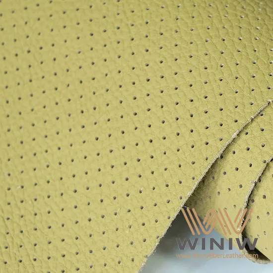 Comfortable Micofiber Vinyl PVC Artificial Leather for Gloves 