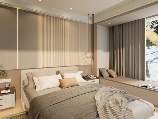 Interior Wood Pure Color Board Decor WPC Cladding Hollow 3D PVC Wallpanel 